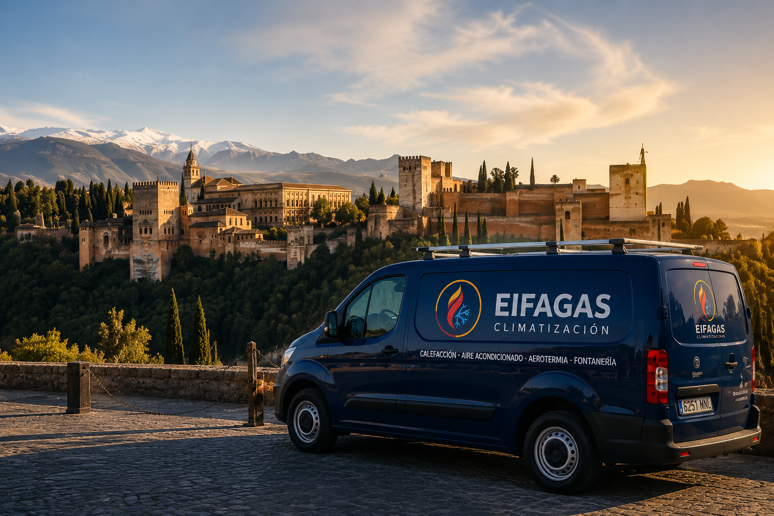 EIFAGAS junto a la Alhambra de Granada